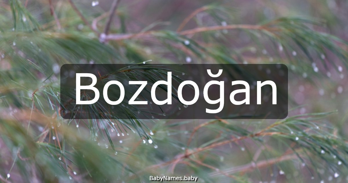 Bozdoğan