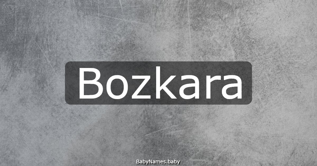 Bozkara