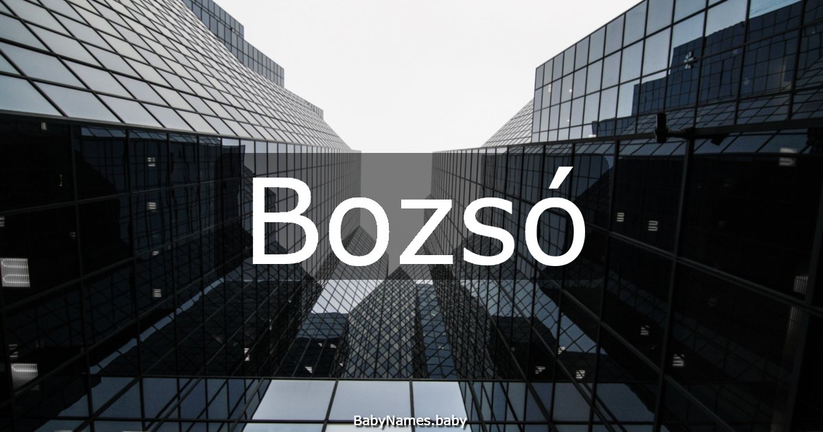 Bozsó
