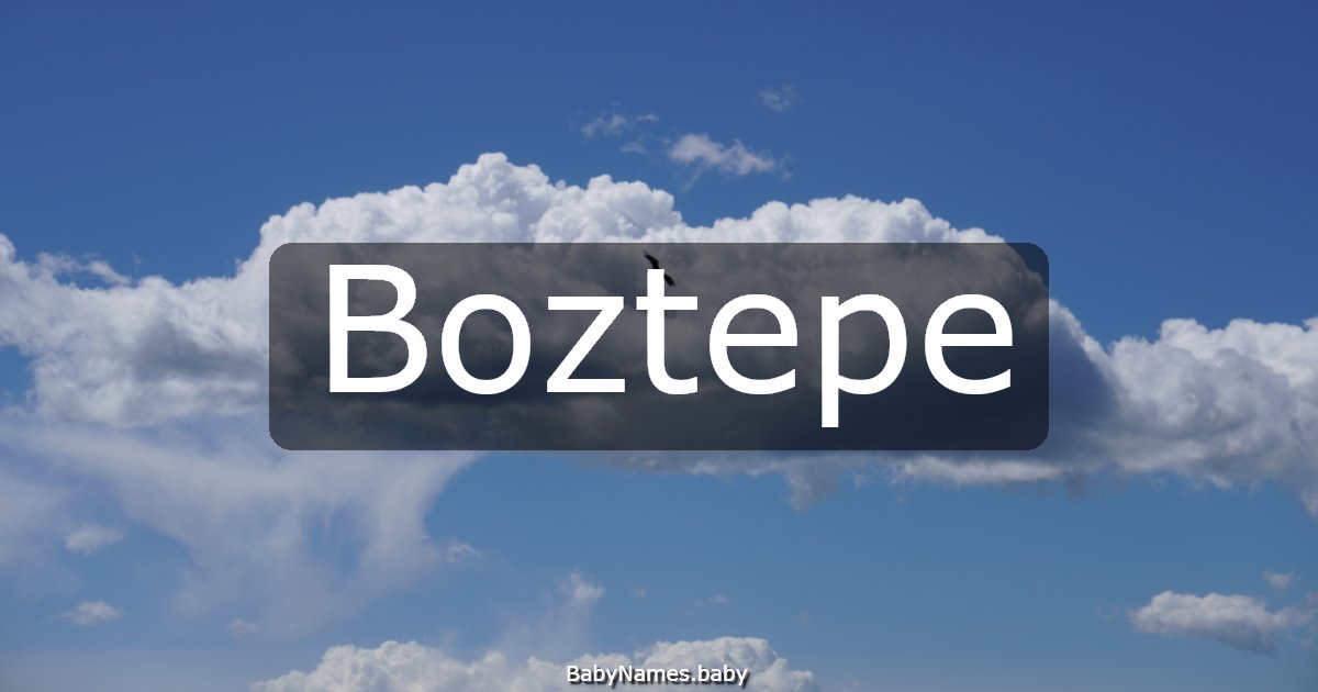 Boztepe