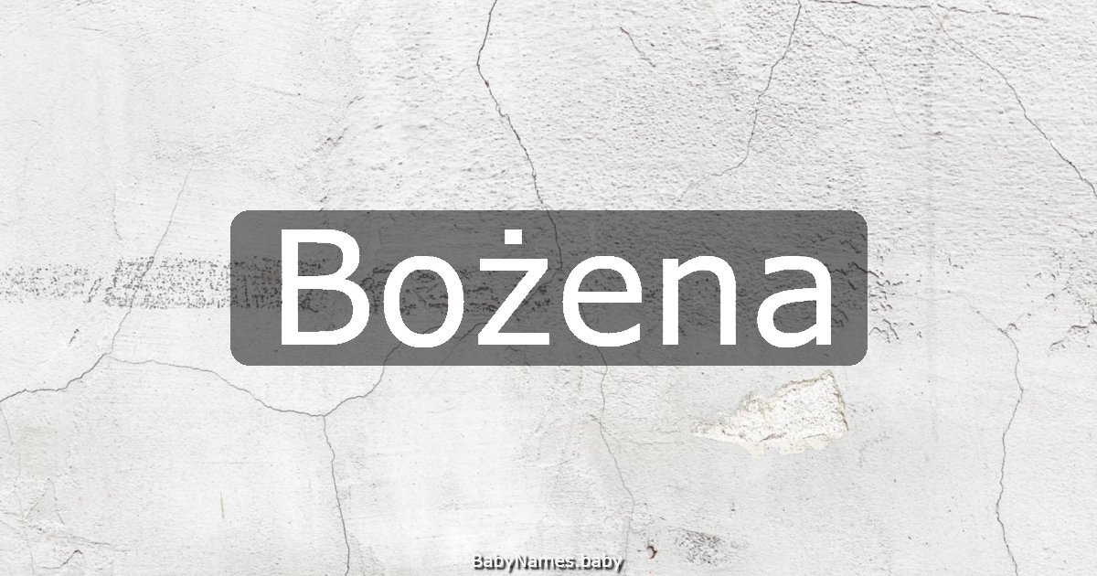 Bożena