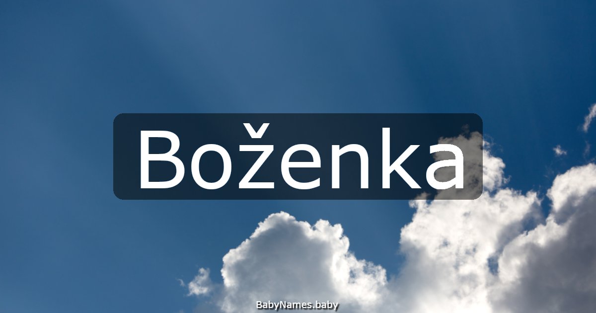 Boženka