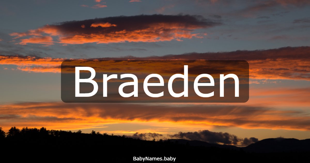 Braeden