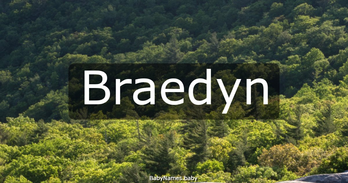Braedyn