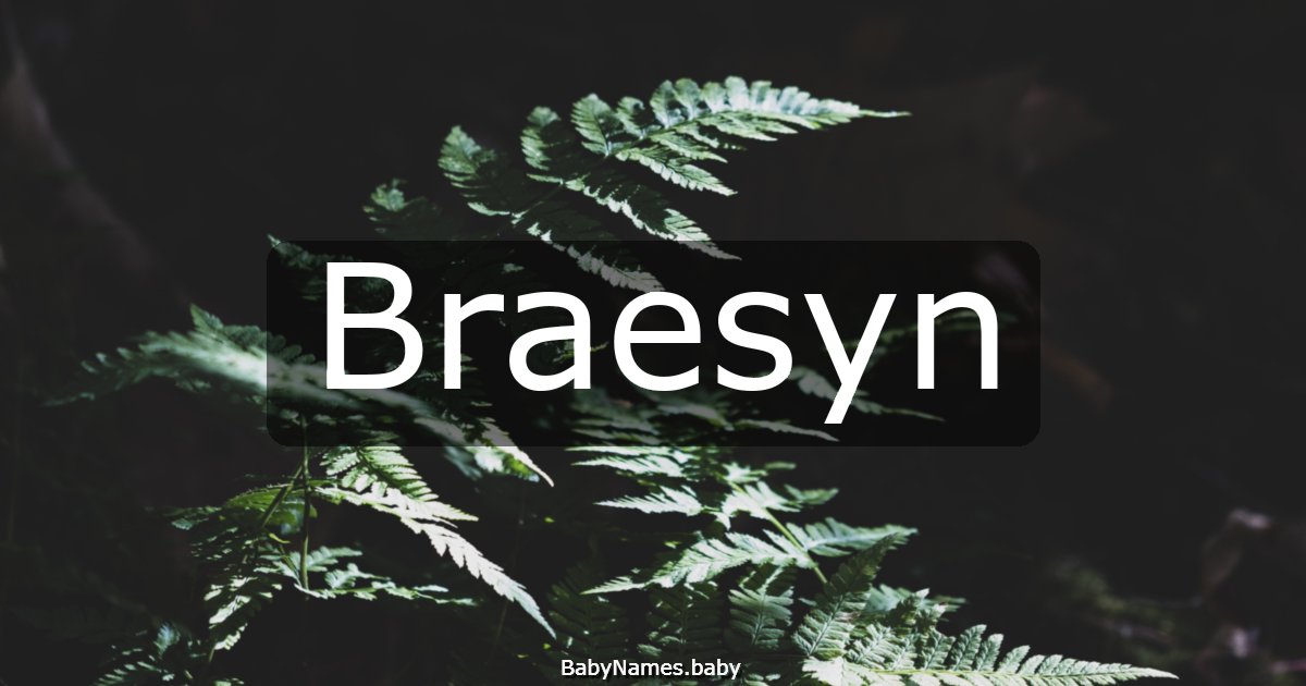 Braesyn