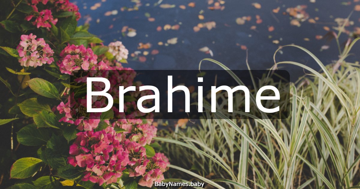 Brahime