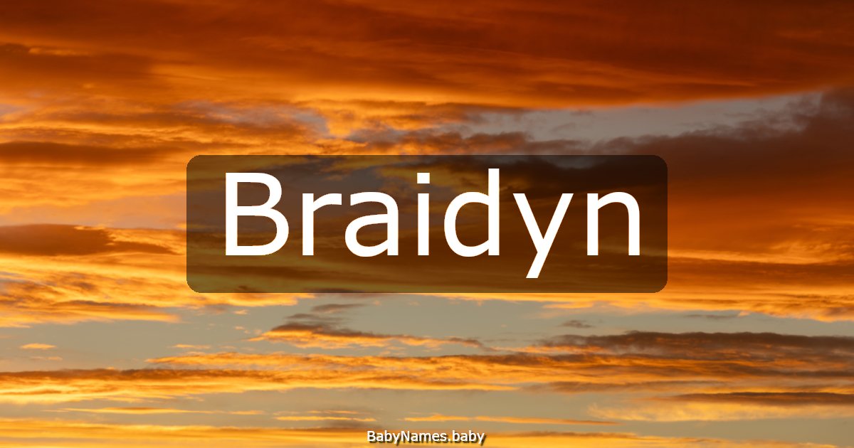 Braidyn