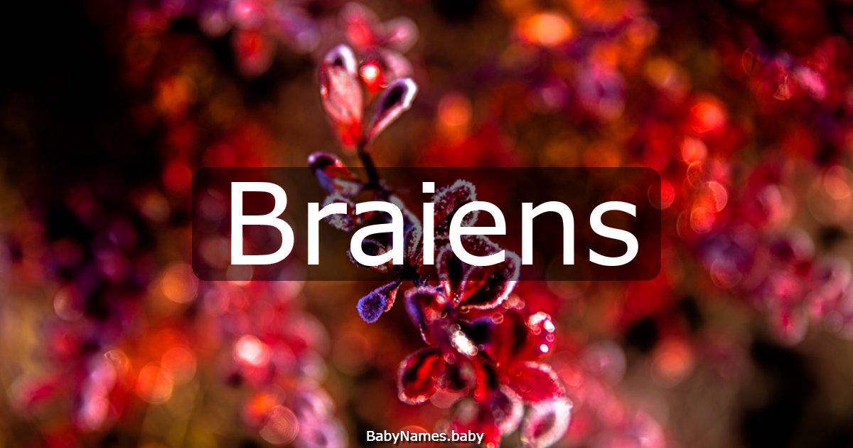 Braiens