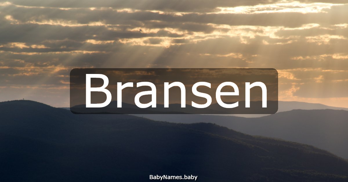 Bransen