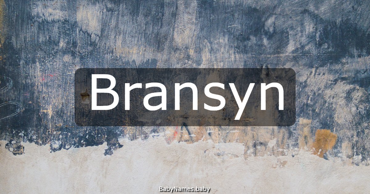 Bransyn