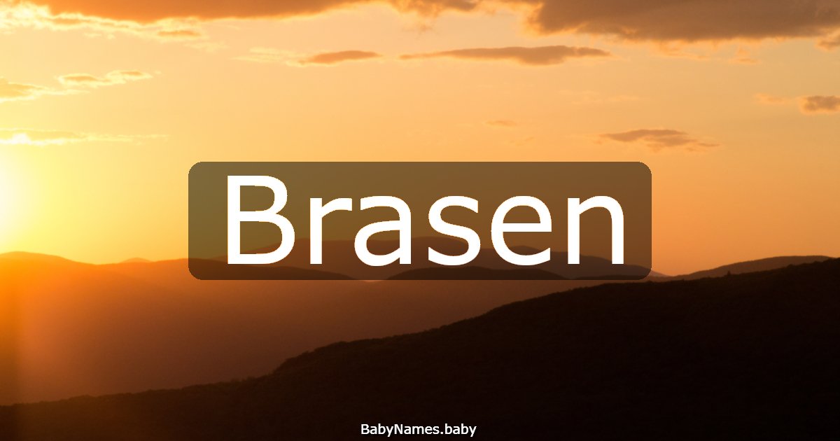 Brasen