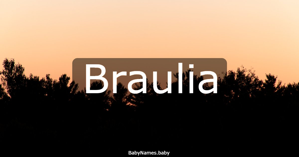 Braulia