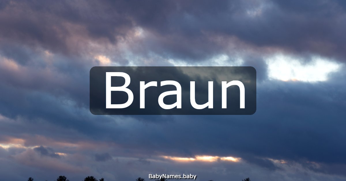 Braun
