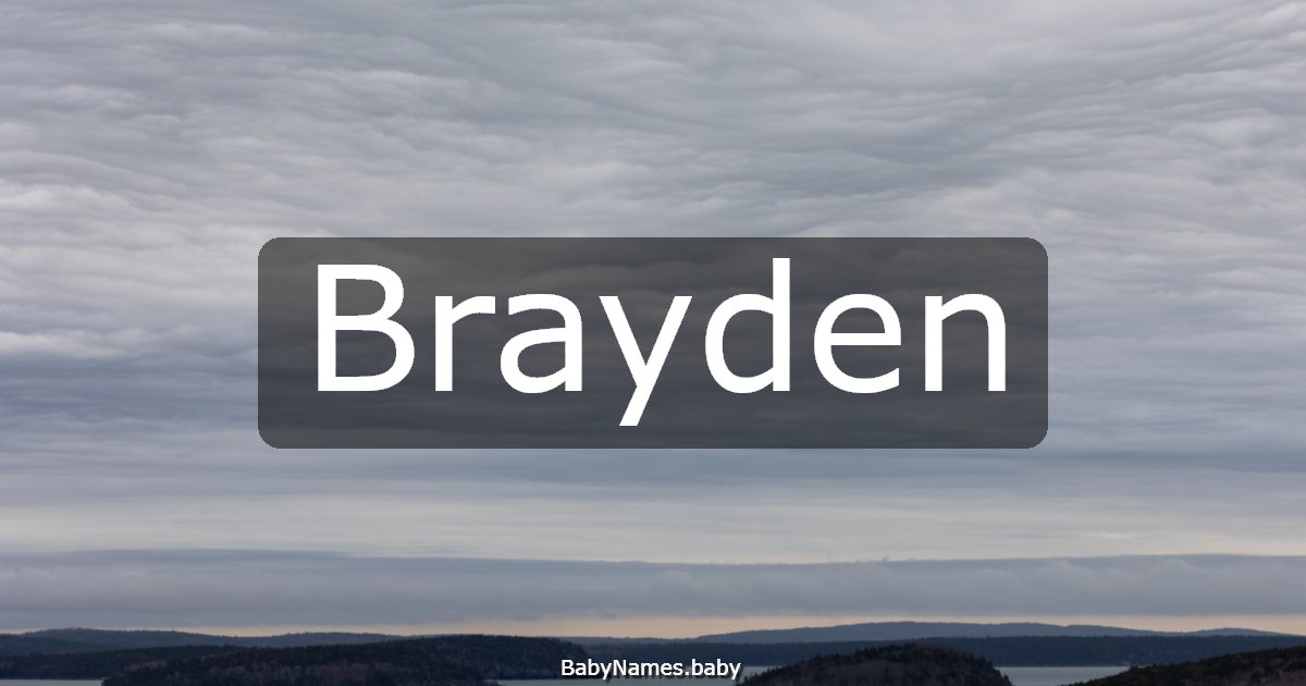 Brayden