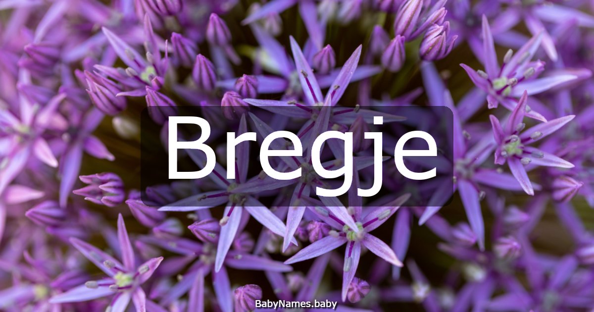 Bregje