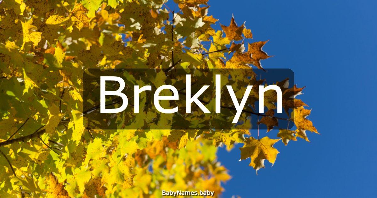 Breklyn