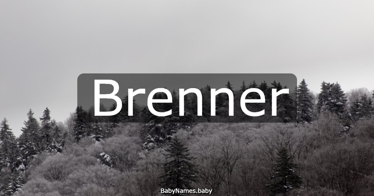 Brenner