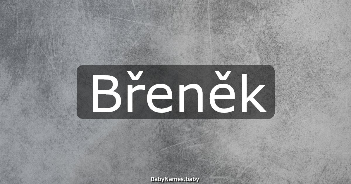 Břeněk