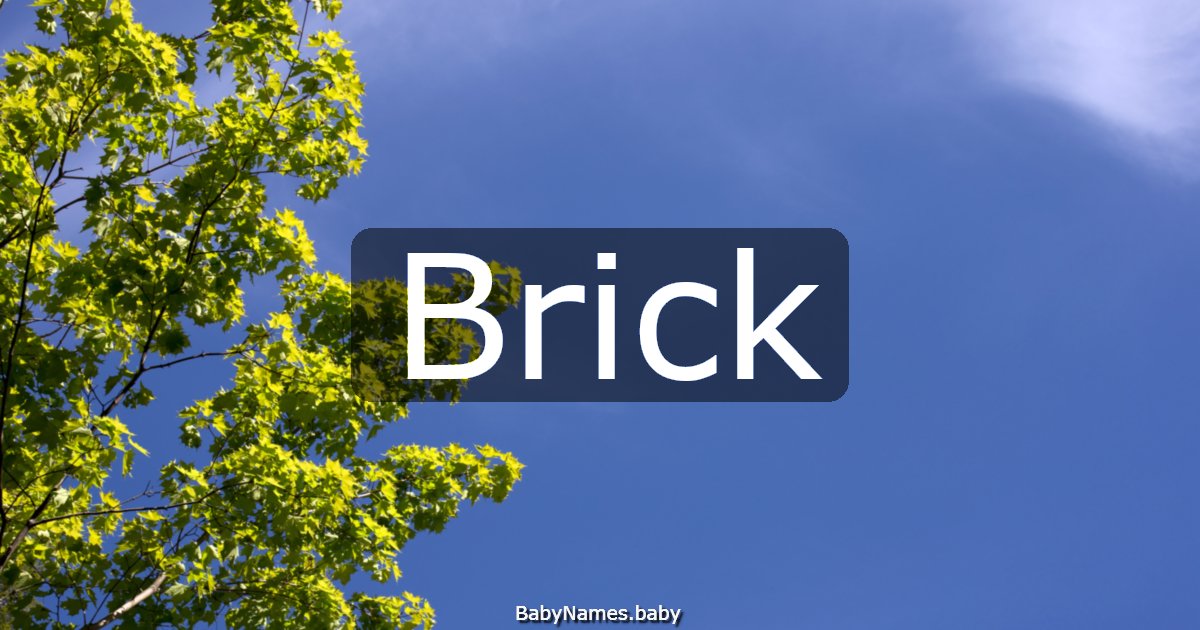 Brick