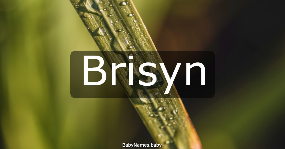 Brisyn