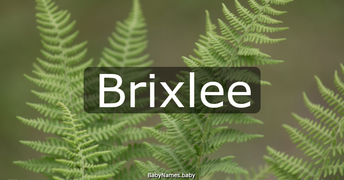 Brixlee