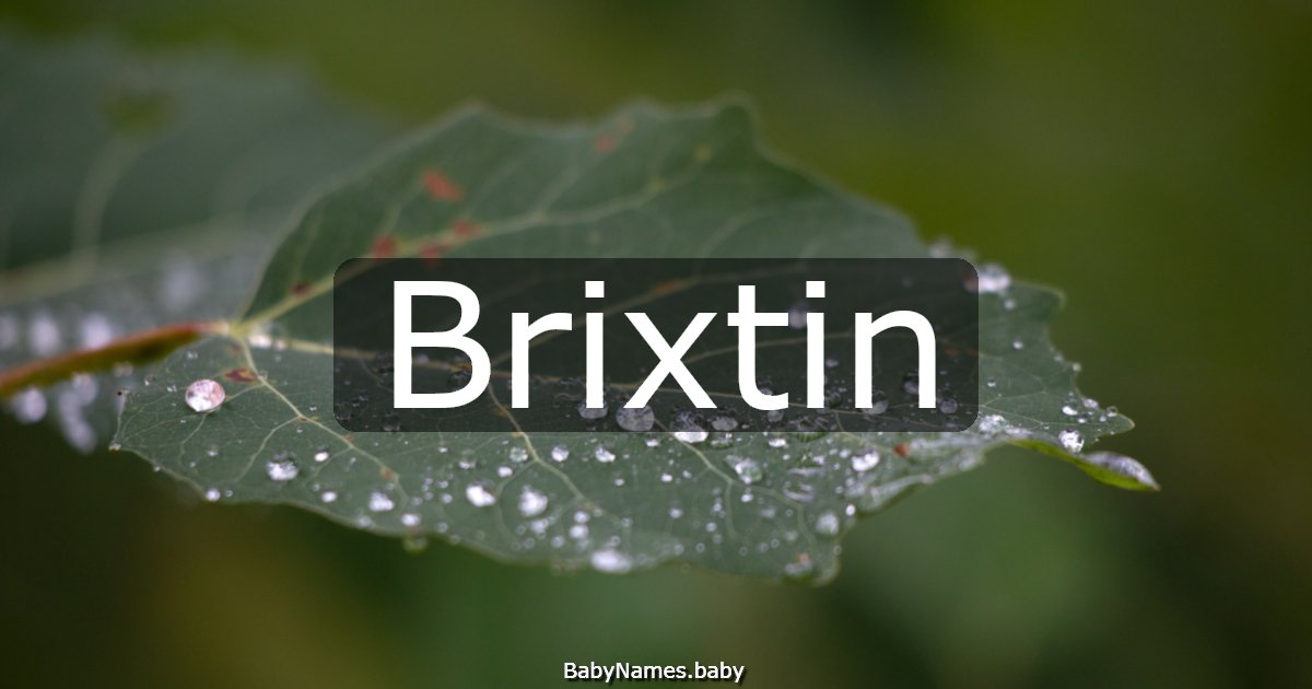 Brixtin