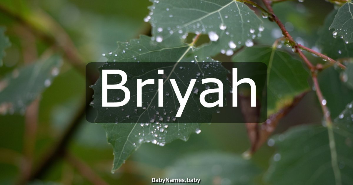 Briyah