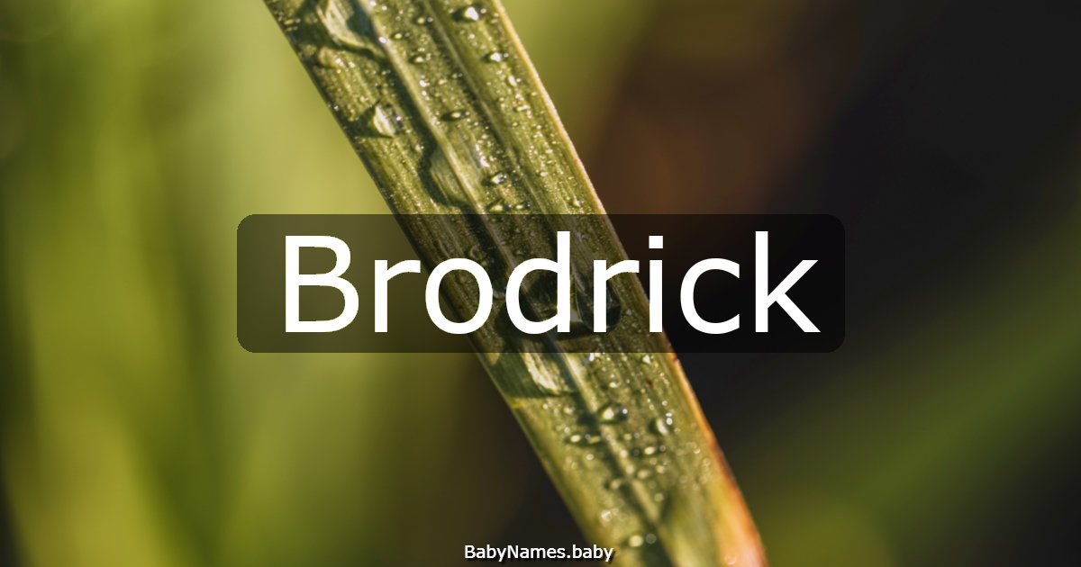 Brodrick