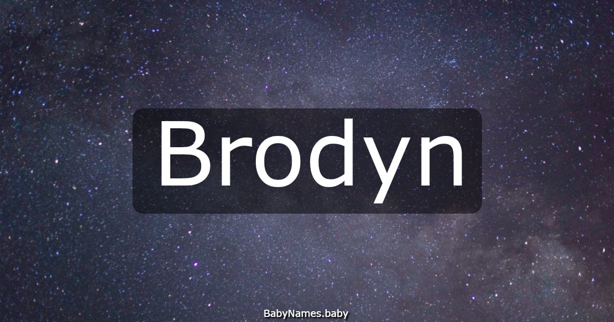 Brodyn