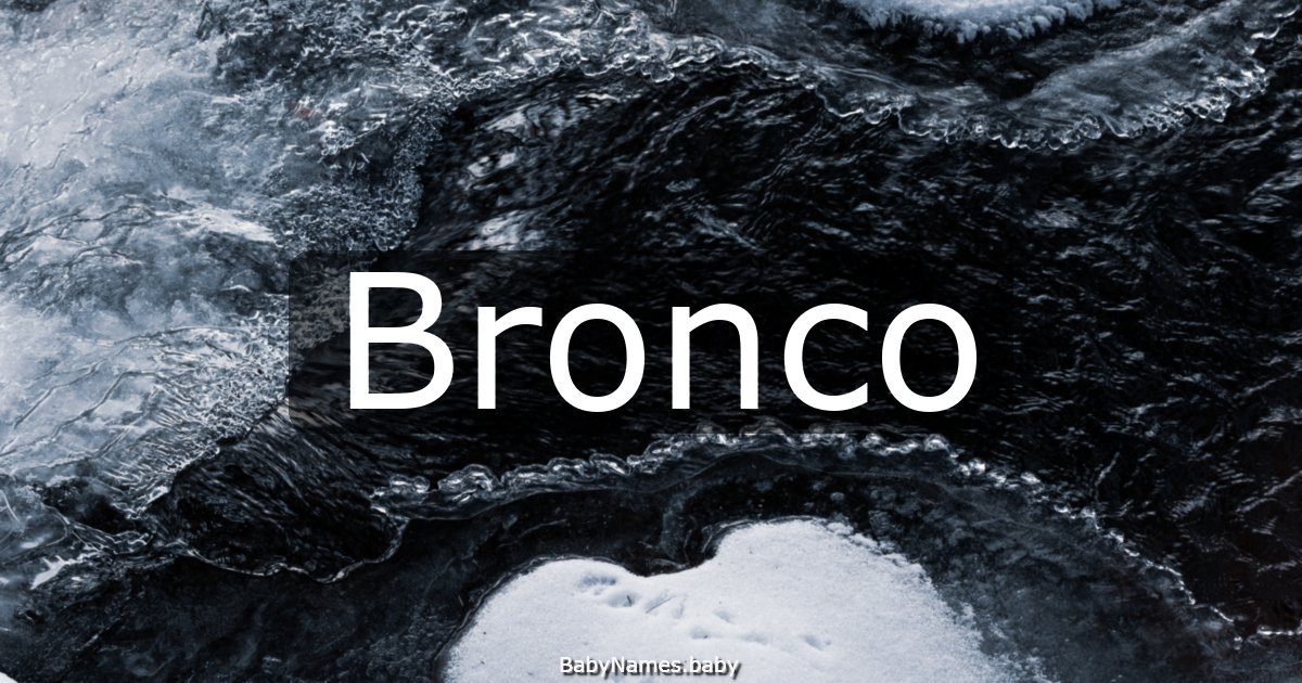 Bronco