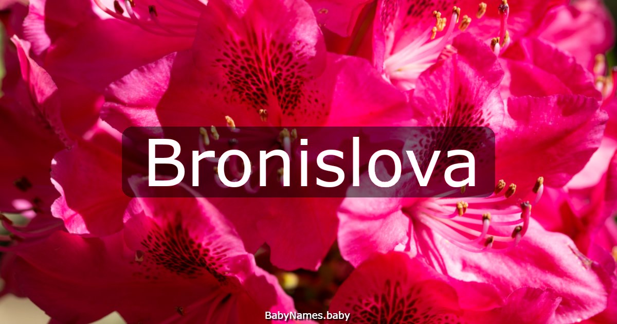 Bronislova