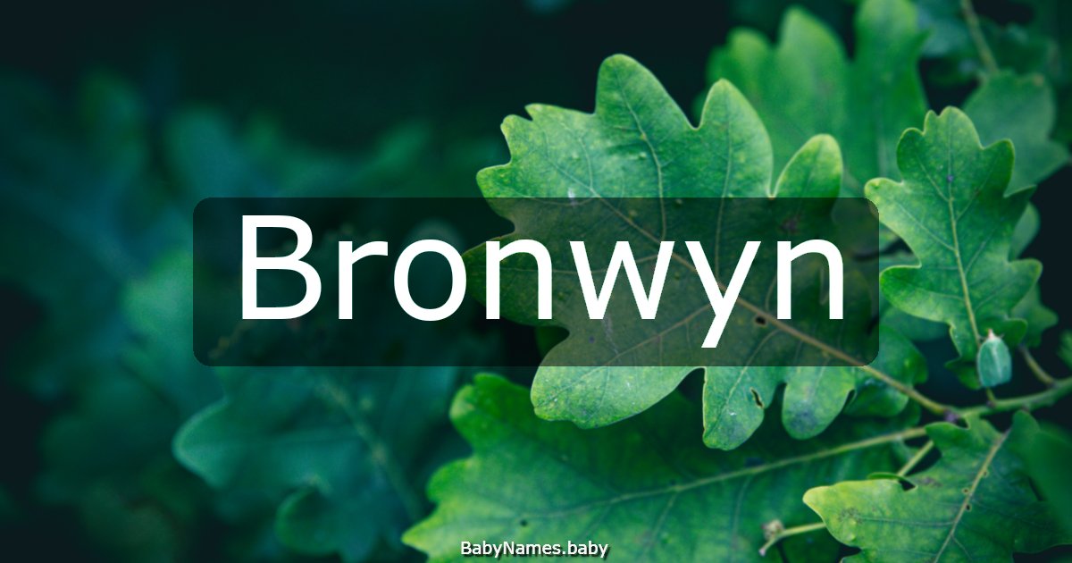 Bronwyn