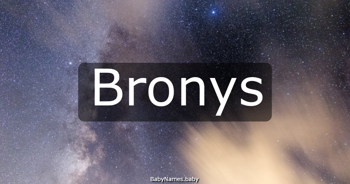 Bronys