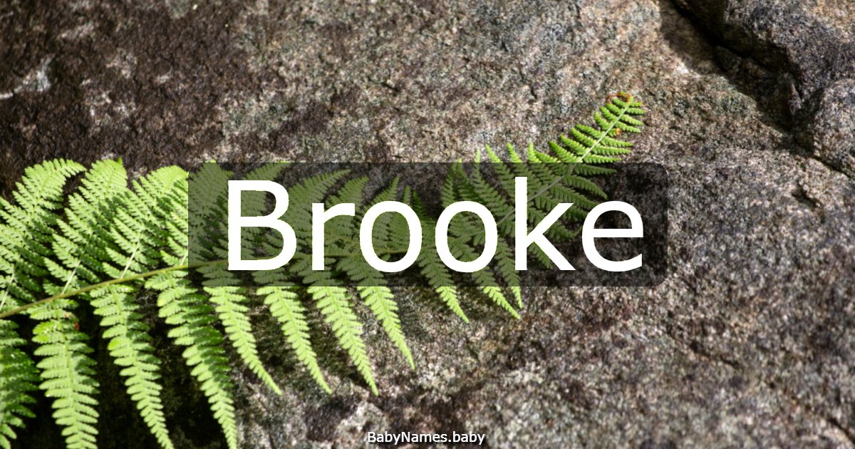 Brooke