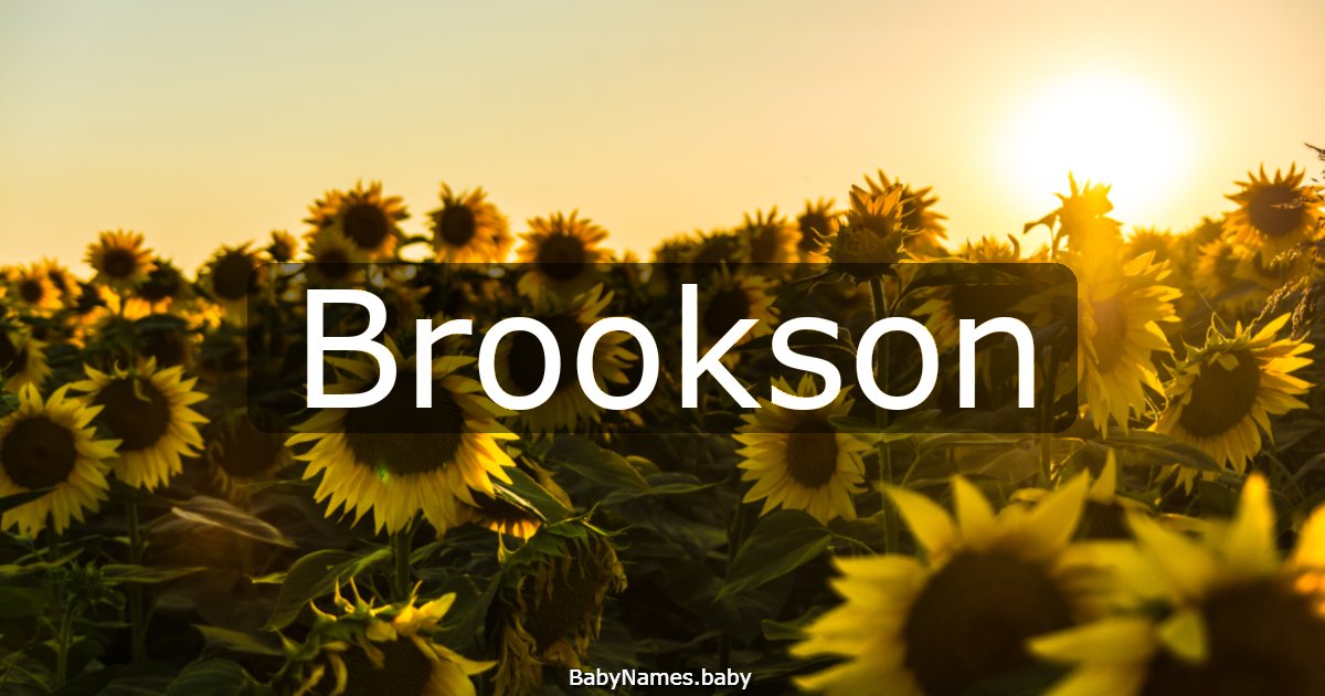 Brookson