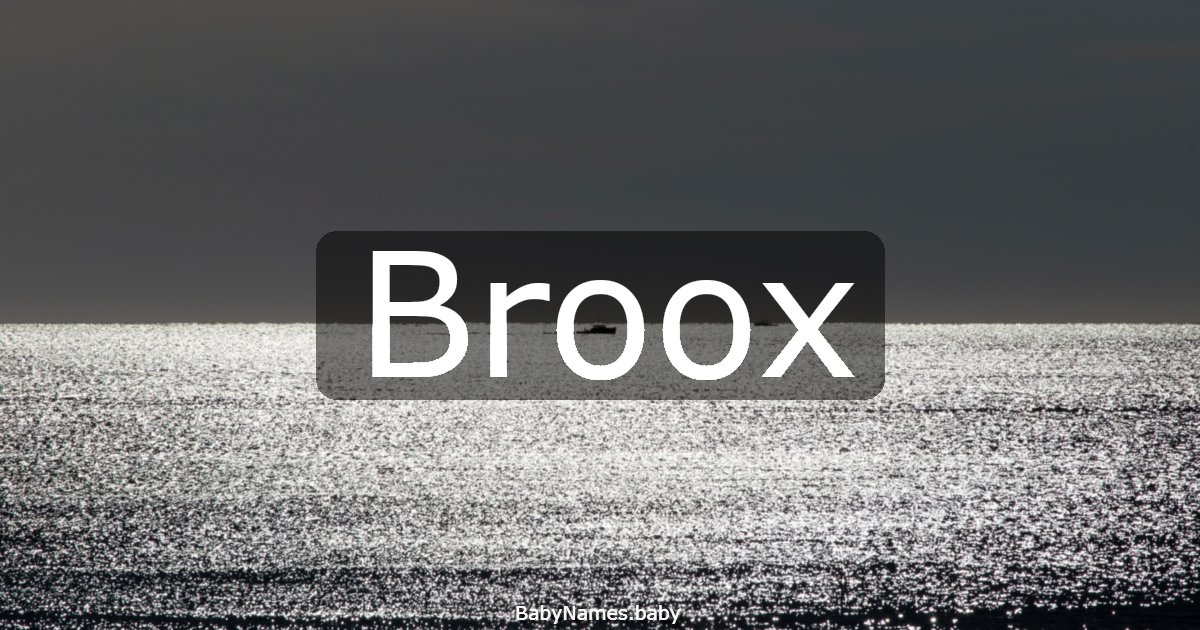 Broox