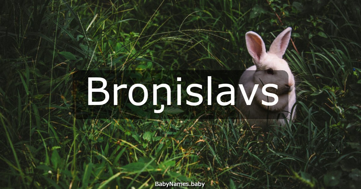 Broņislavs