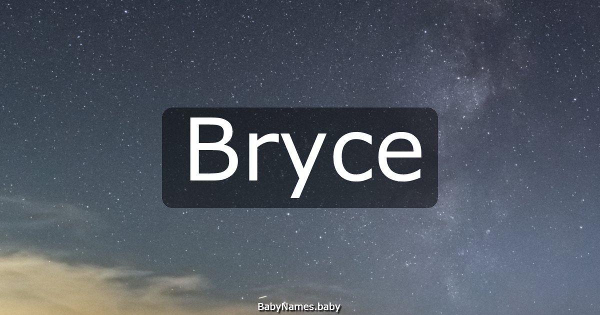 Bryce