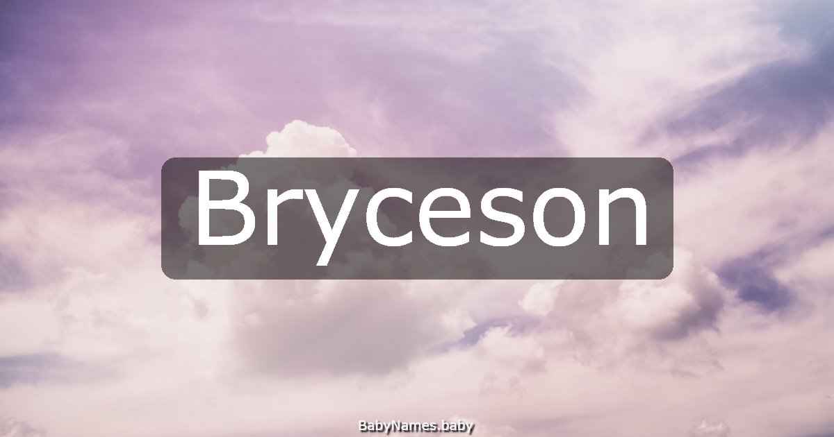Bryceson