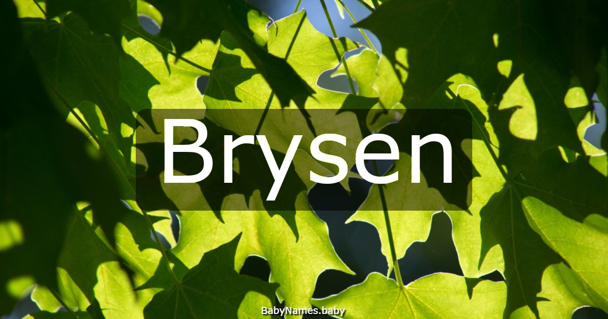 Brysen