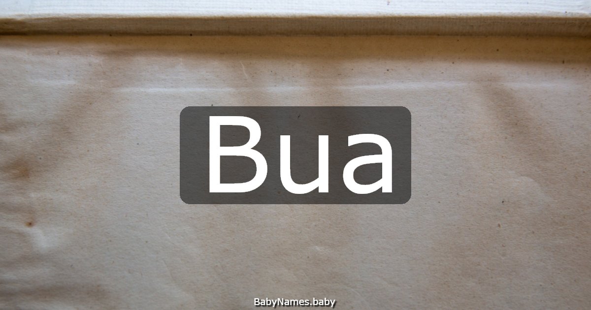 Bua