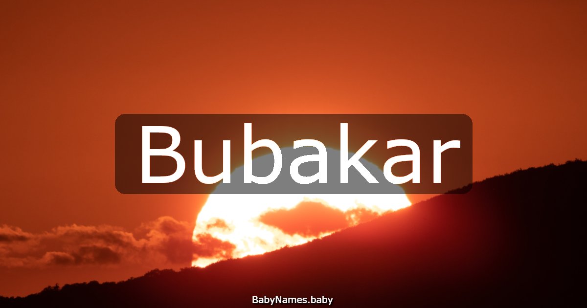 Bubakar