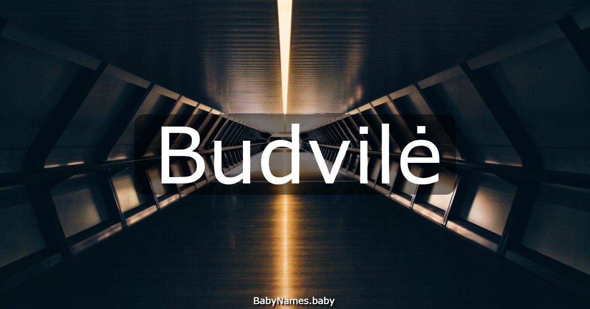 Budvilė