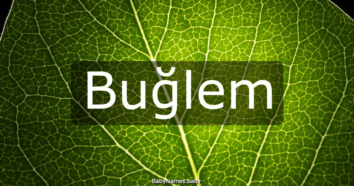 Buğlem