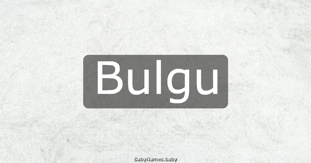 Bulgu