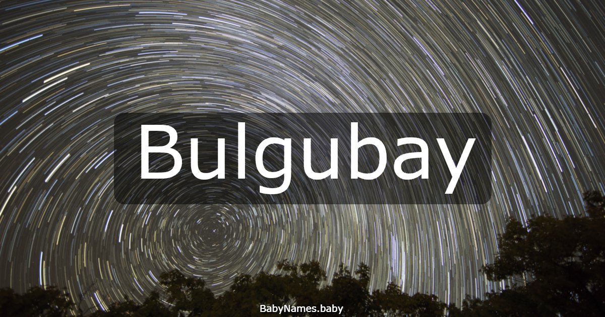 Bulgubay