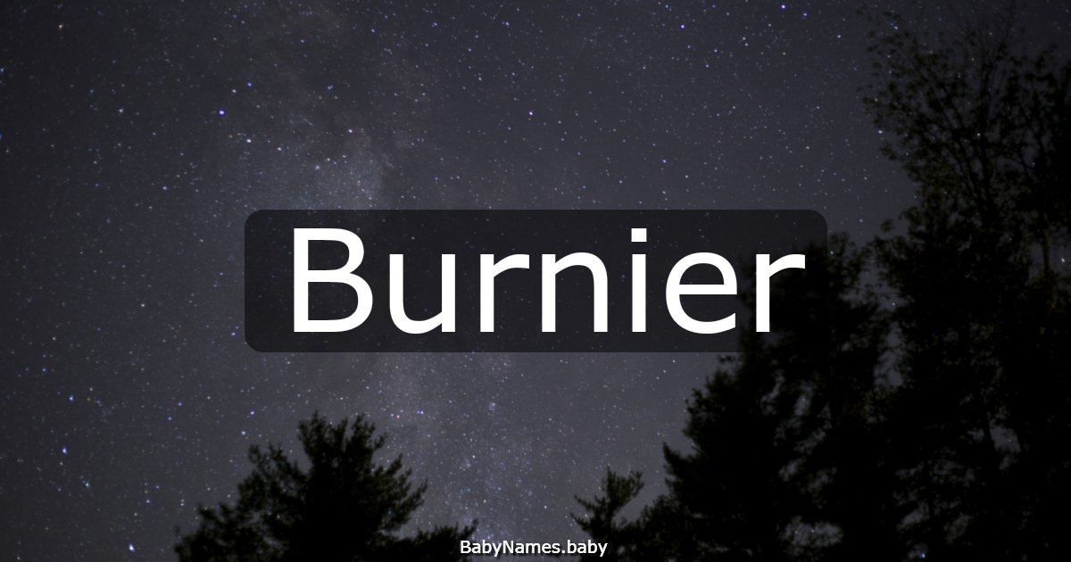 Burnier