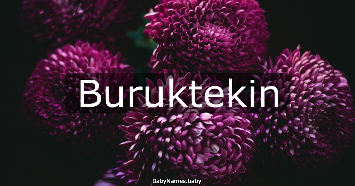 Buruktekin