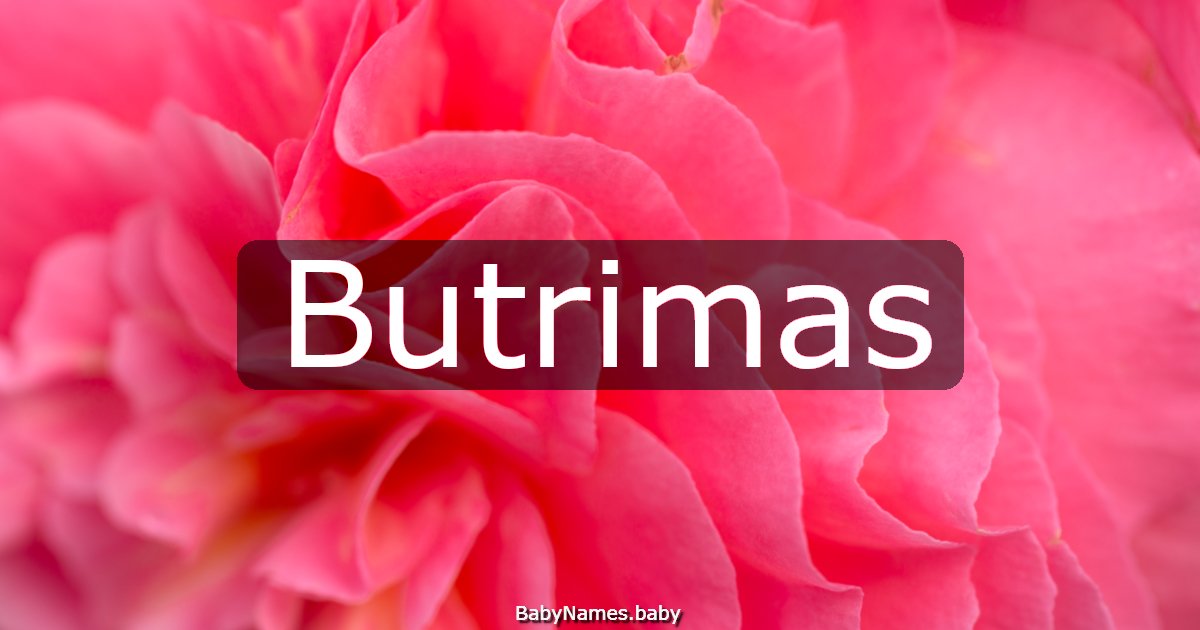 Butrimas