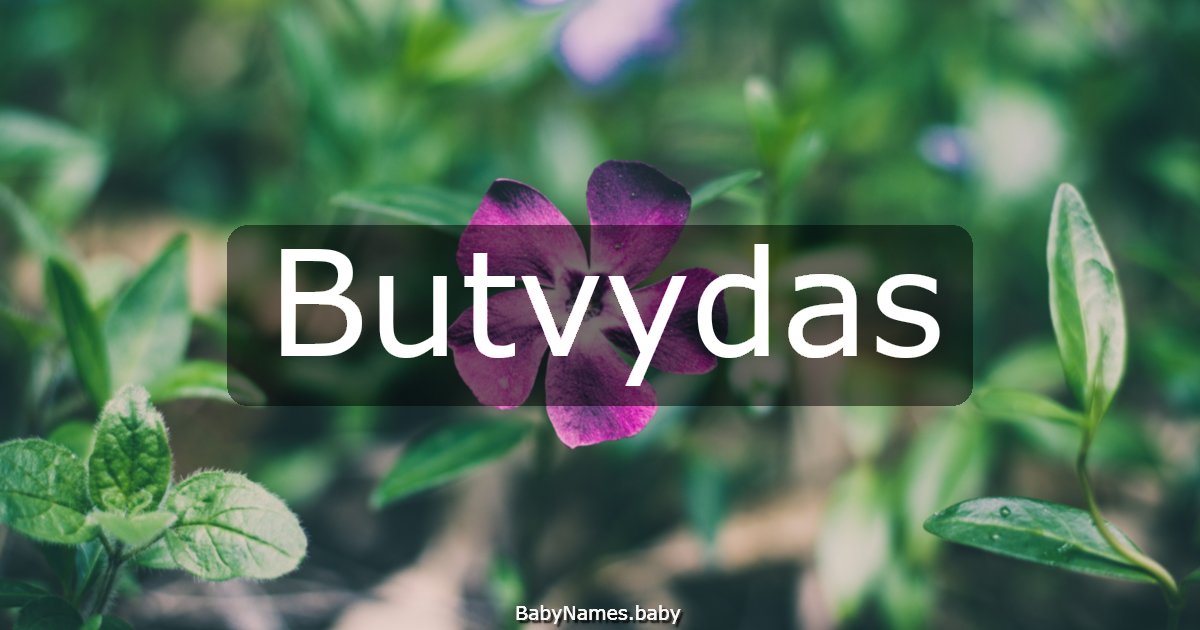 Butvydas